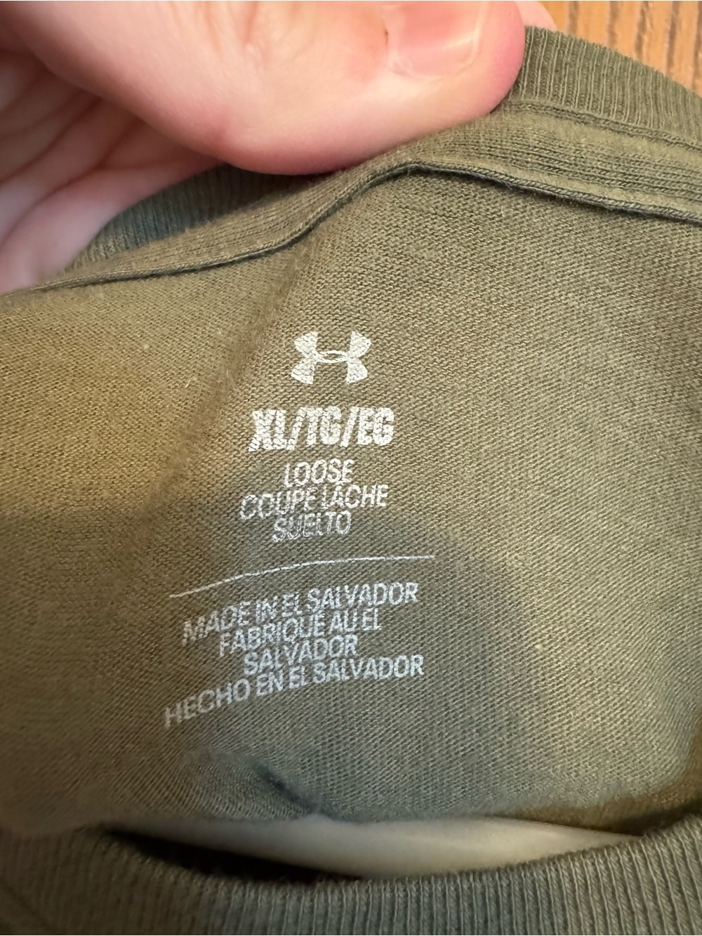 Under Armour Freedom Short Sleeve Tee in Olive Green - Picture 6 of 6